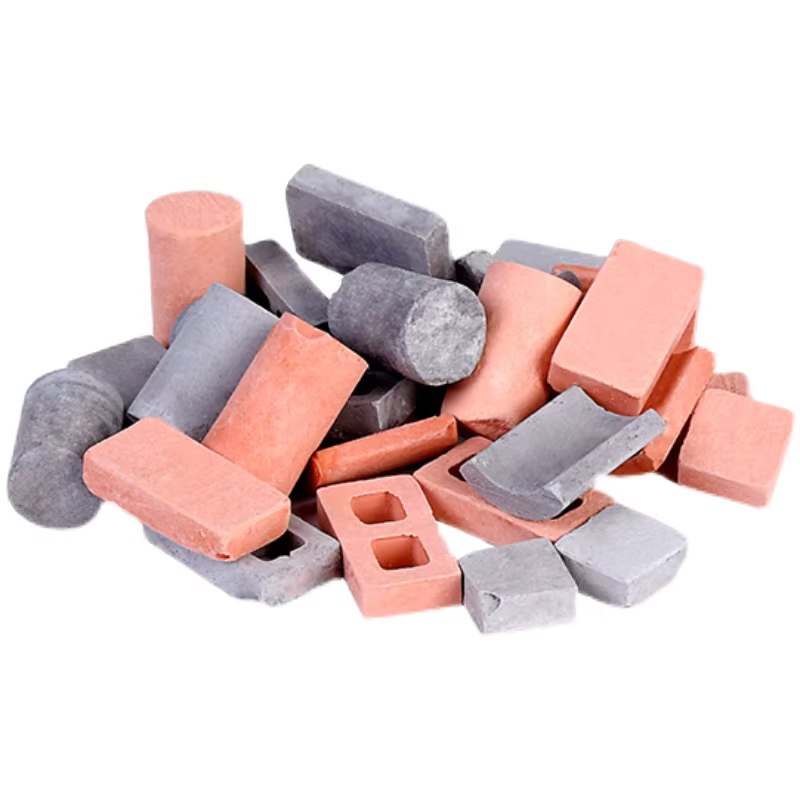 Poudre de ciment pour mini-briques, blocs de construction miniatures, tuiles en argile, poudre de boue pour la fabrication de maquettes, matériau architectural
