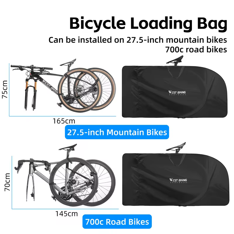 WEST BIKING-Sac de transport de vélo pour VTT