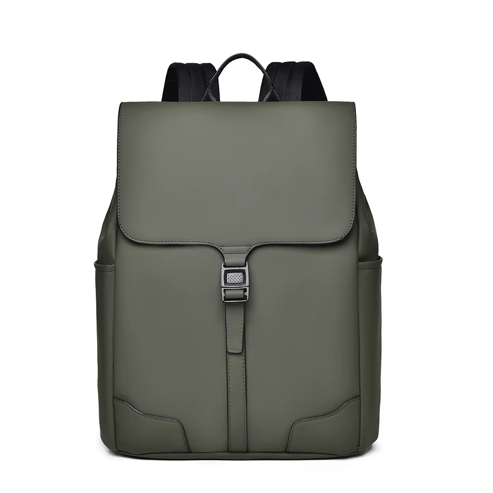 Sac à dos minimaliste vert olive pour hommes