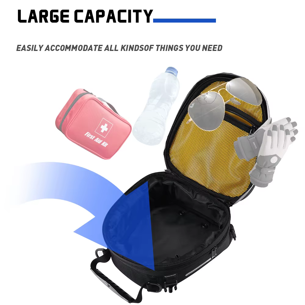 Sacoche de selle arrière pour moto 8L