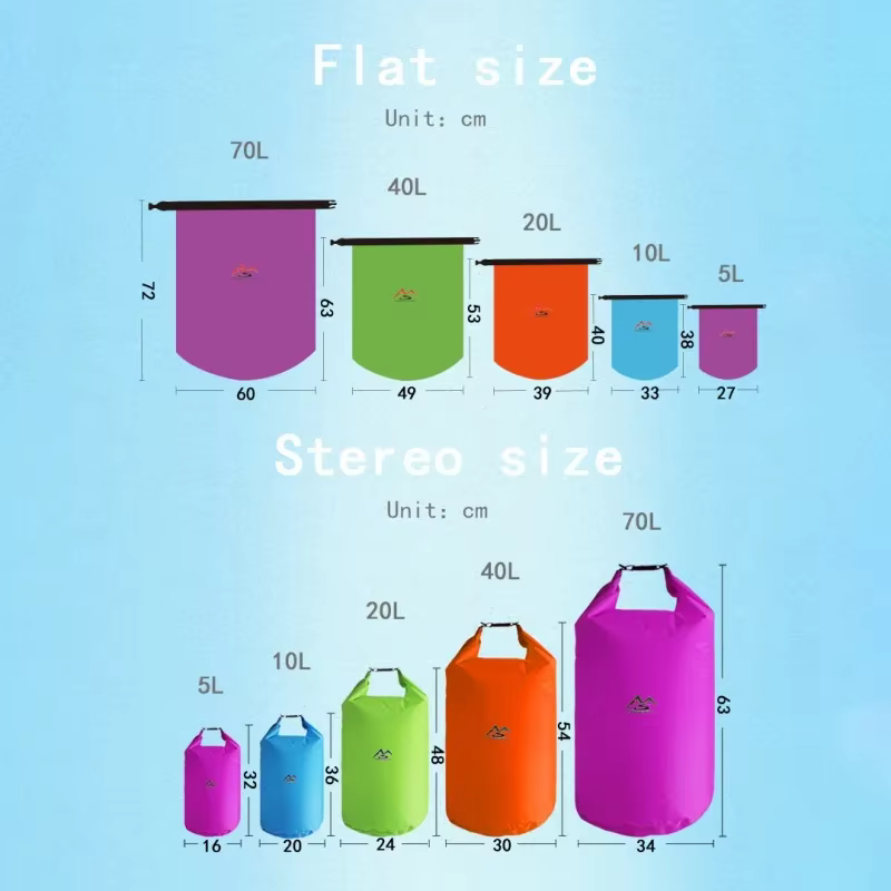 Sac étanche de grande capacité pour camping