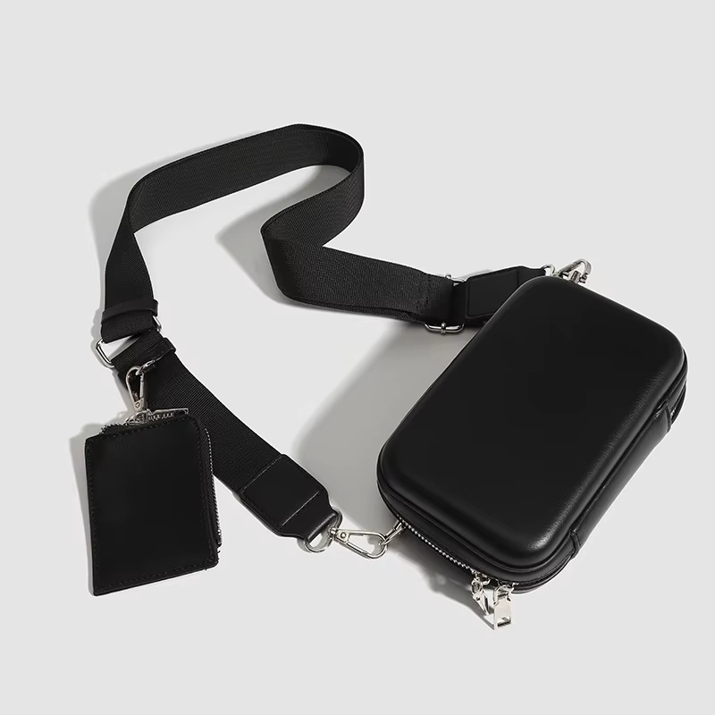 Sac à bandoulière rigide unisexe