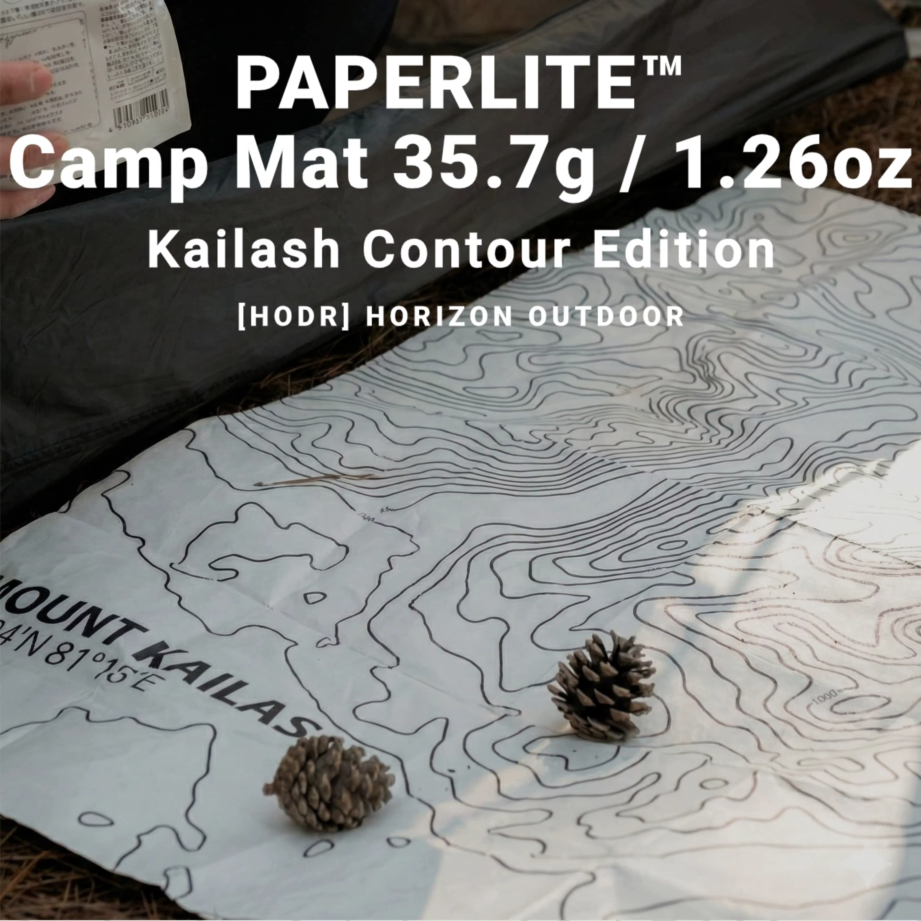 HODRGEAR Tyvek tente Vestibule tapis 35g feuille de sol ultralégère