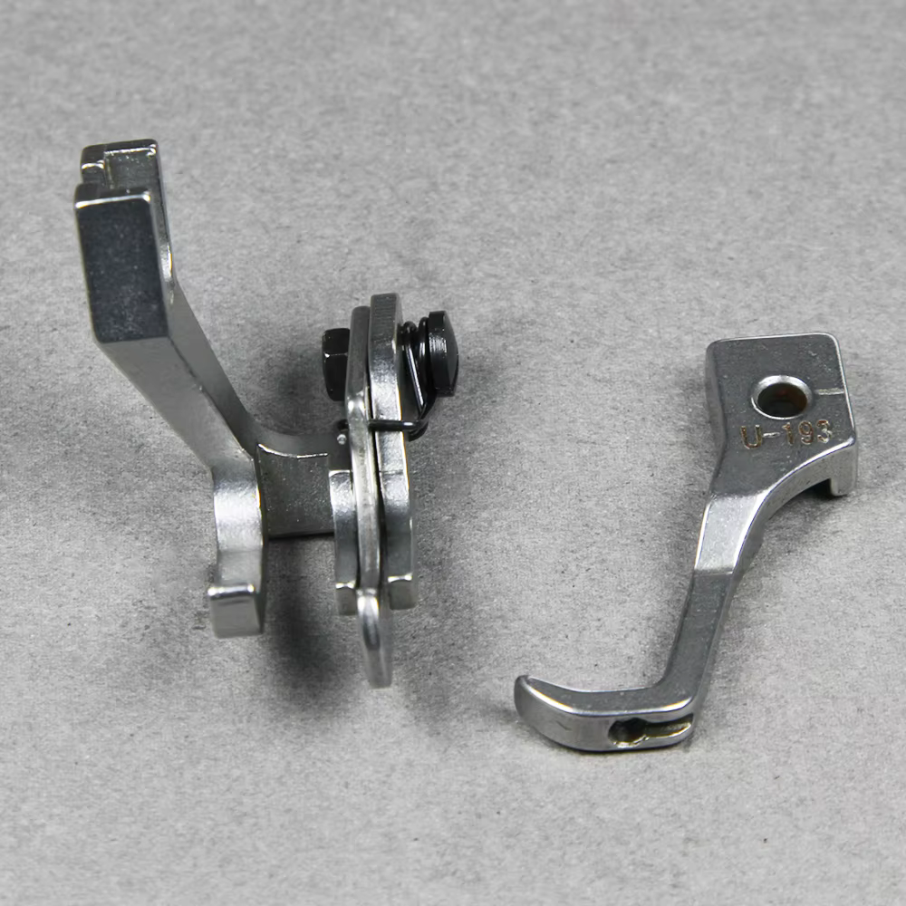 Pied de biche de guidage de bord droit/gauche pour Machine à coudre industrielle DY 0303, accessoires U192 U193