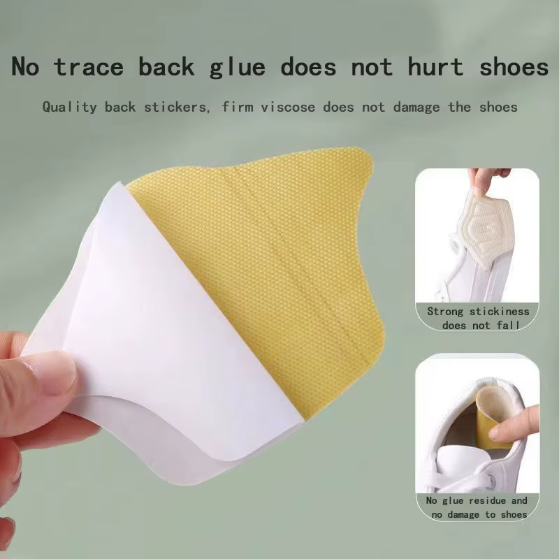 1 paire de coussinets de chaussures Anti-usure semelles intérieures de talon Patch unisexe coussinets soins des pieds protecteur adhésif dos autocollant chaussures insérer semelle intérieure