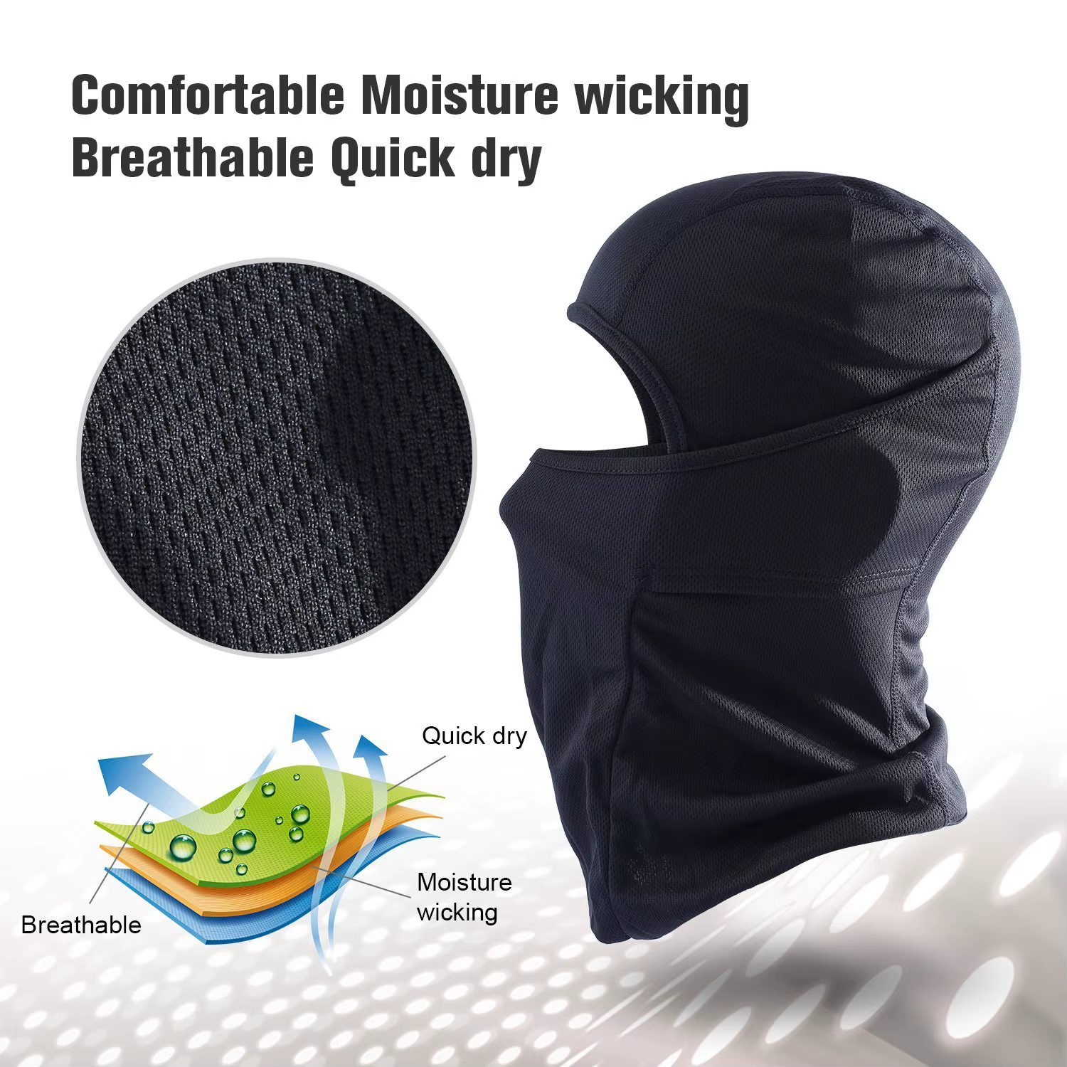 Cagoule masque de Ski couverture complète pour hommes et femmes