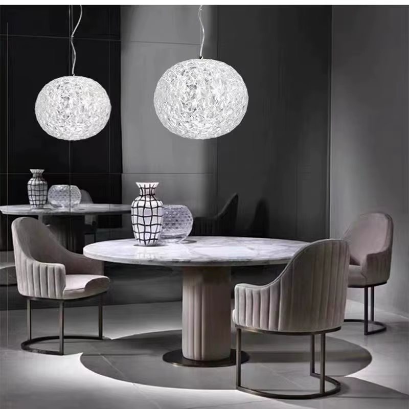 Globe Lampe LED Nordique Acrylique Bar Lampe Salle À Manger Cuisine Jus De AC90-260v Éclairage Chambre D'hôtel Lampes De Côté De Lit