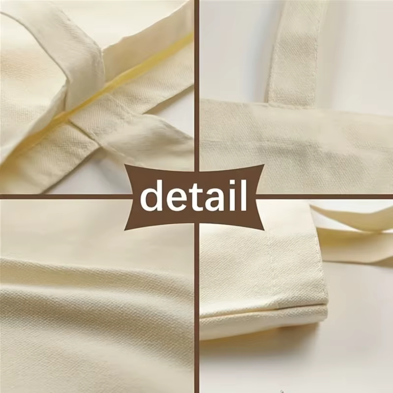 Sac fourre-tout en toile à motif de chien mère seau français de couleur crème avec motif en forme de coeur imprimé patte, adapté aux amateurs d'animaux de compagnie