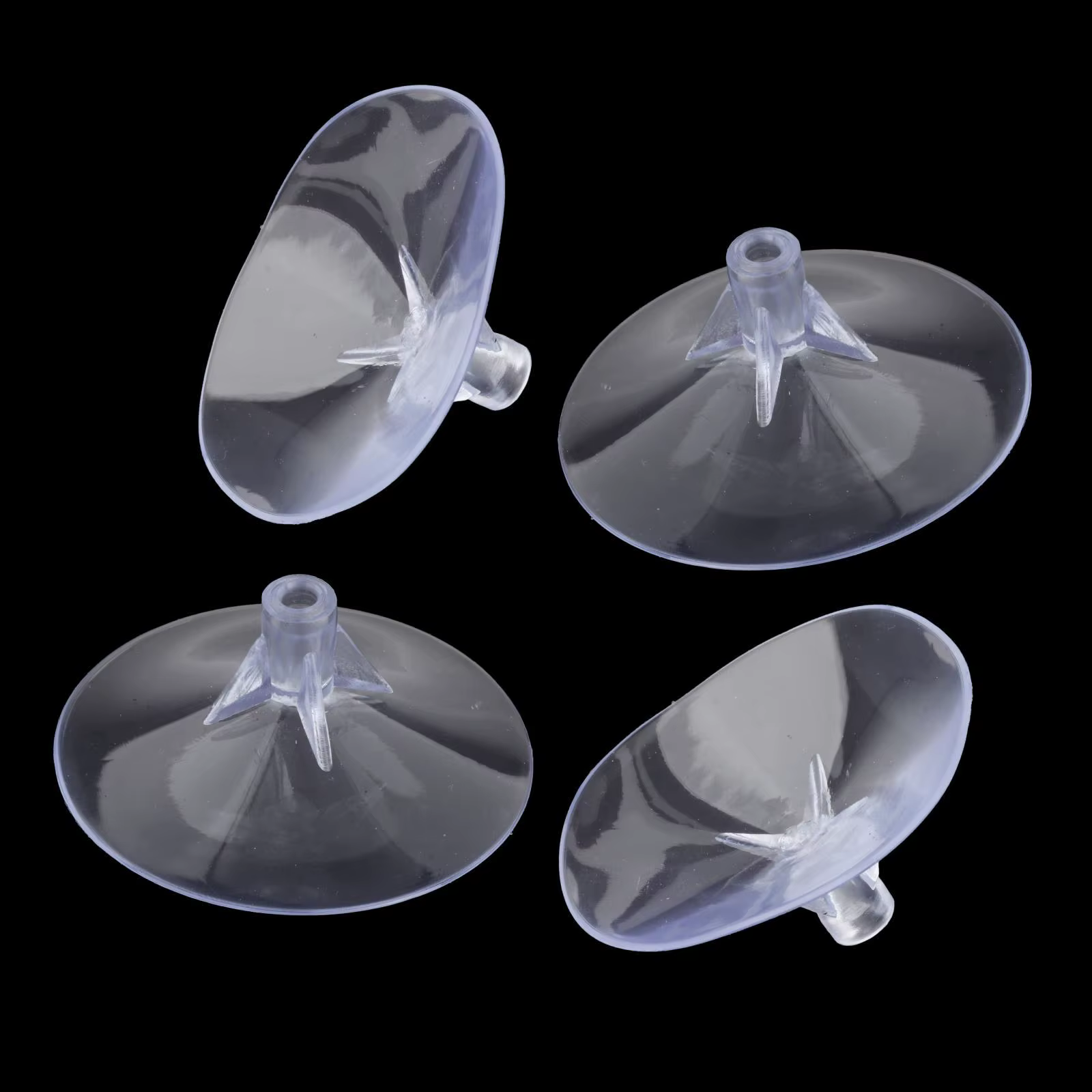 Lot de 4 grands capuchons coordonnants pour poteau de tente