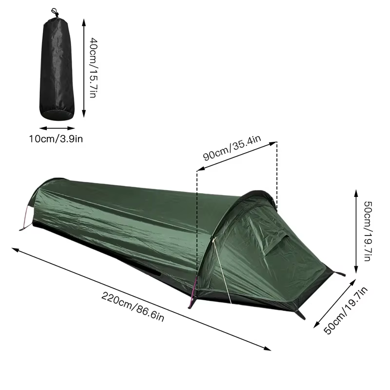 Tente de camping pour une personne
