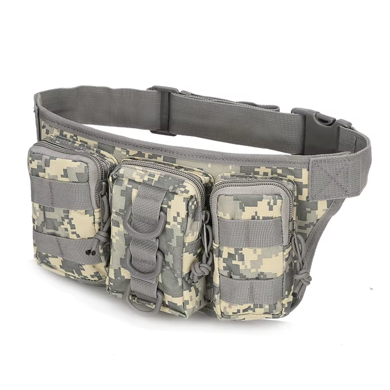 Sac de ceinture imperméable en tissu Oxford pour hommes