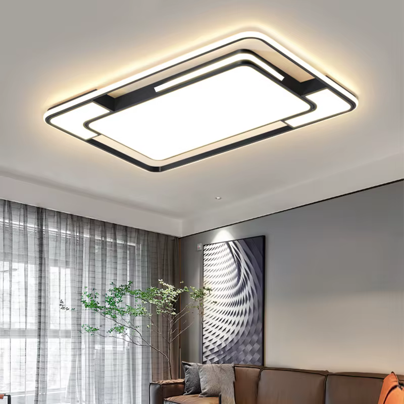 Salon LED plafonnier moderne Simple chambre salle à manger lumière nordique Lustre décoration de la maison éclairage intérieur Lustre