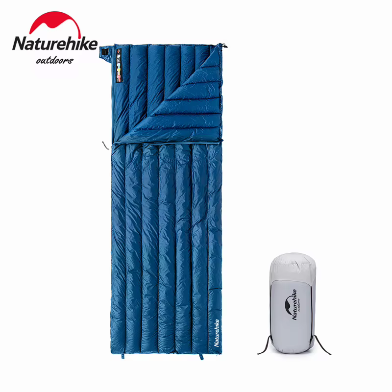 Naturerandonnée canard vers le bas sac de couchage ultraléger imperméable quatre saisons enveloppe sac