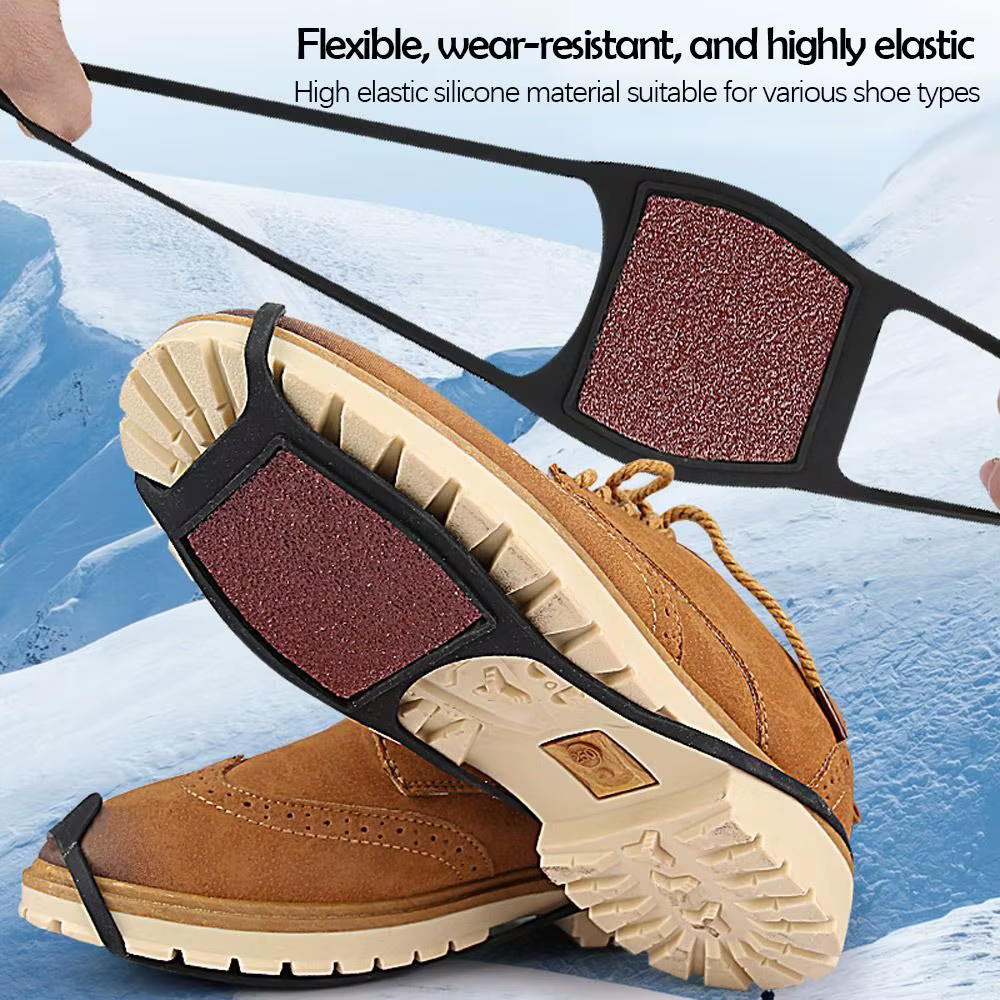 Pointes de chaussure de neige coordonnantes en silicone