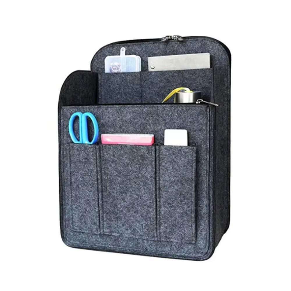 Sac à dos durable multi-poches, sac intérieur grande capacité, sac de voyage portable en feutre, organiseur pour Longchamp
