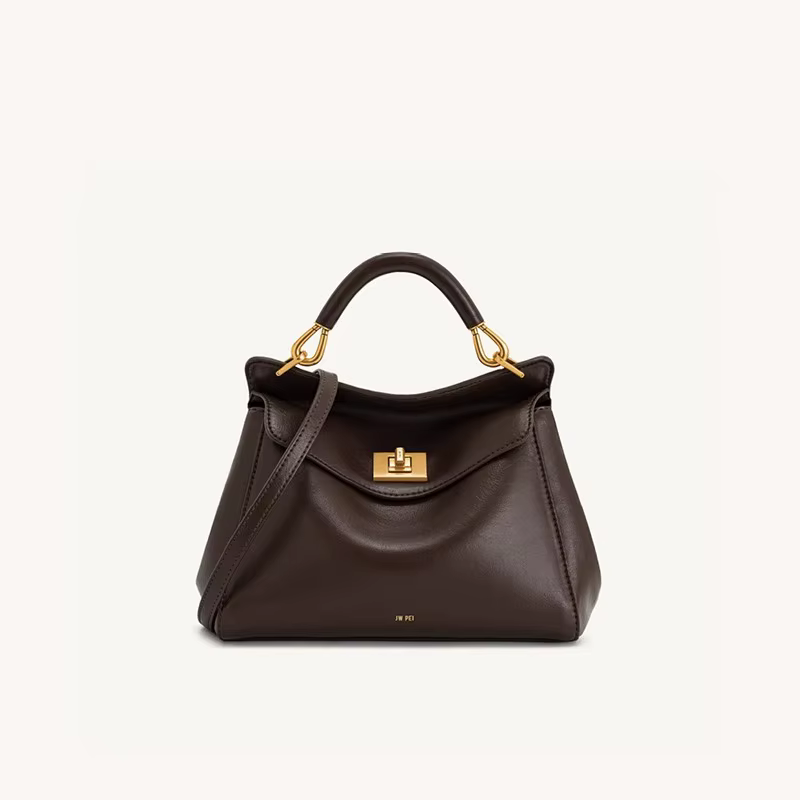Sac à main JW PEI pour femme, nouvelle collection 2025, sac bandoulière Lucia Lock avec une touche haut de gamme, luxe léger et polyvalent