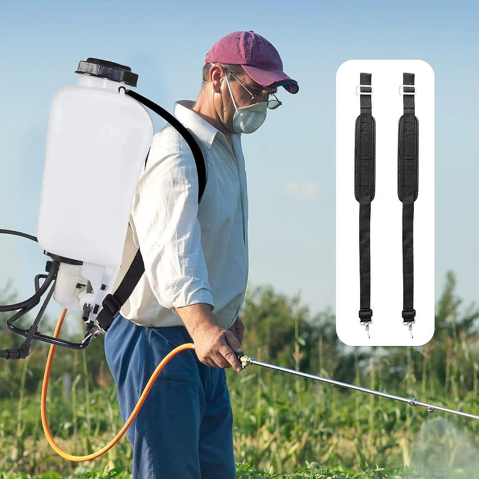Sangles de remplacement pour pulvérisateur de sac à dos