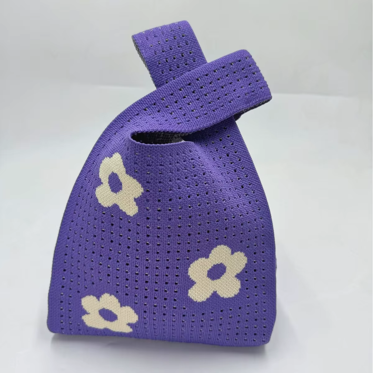 Sac fourre-tout tricoté à la main pour femme