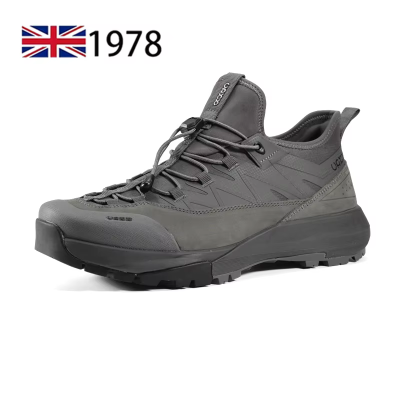 Chaussures de randonnée en cuir véritable pour hommes, baskets antidérapantes à bande élastique, confortables, pour voyage en plein air, course à pied