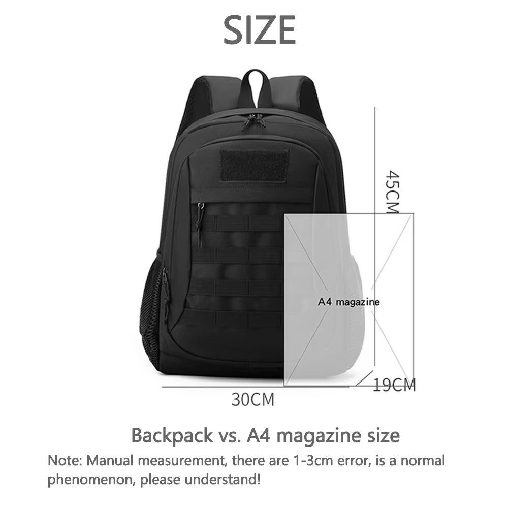 Lawaia 30L sac à dos tactique sac à dos militaire étanche sac de randonnée sacs de sport de plein air sac à dos de pêche pour hommes Camping