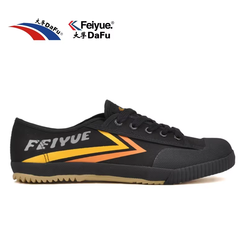 Baskets Parkour pour Homme et Femme, Chaussures Noires et Orange