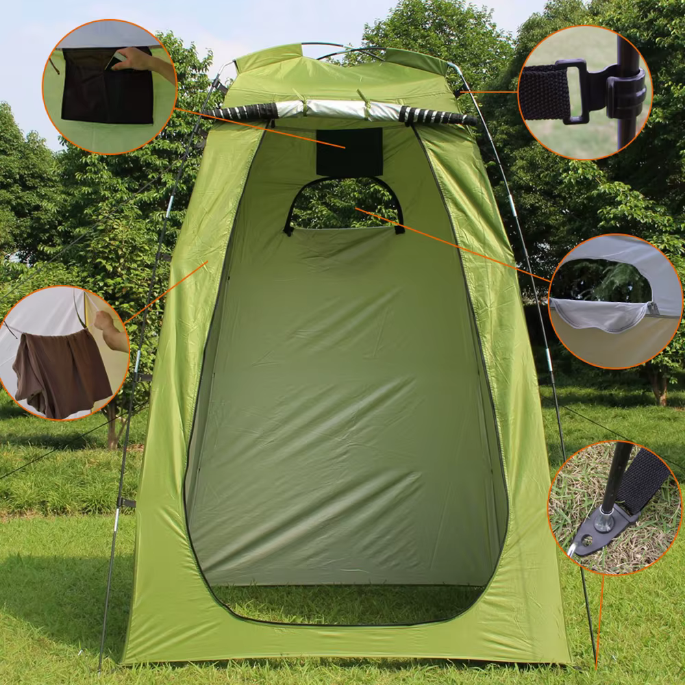 Tente de Camping pour douche 6 pieds