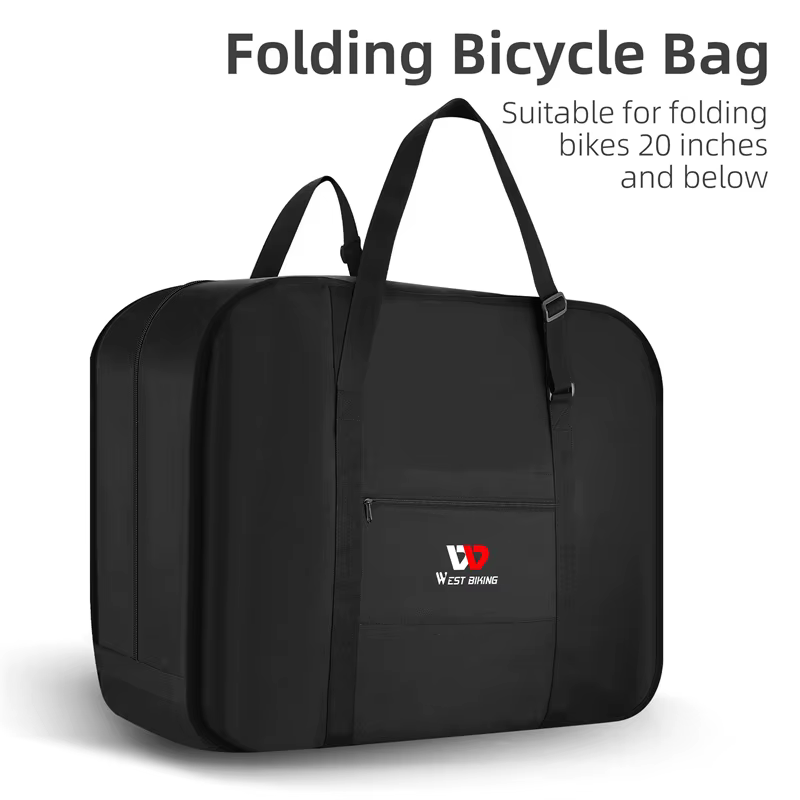 WEST BIKING-Sac de transport pliable pour vélo, 20 pouces, sacoche de rangement portable étanche, accessoires de cyclisme