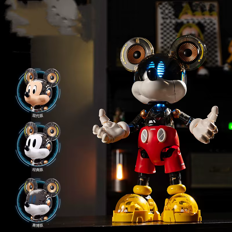 NOUVEAU Sluban Pleyerid Mickey Donald Duck Figurine d'action Anime Modèle Statue Jouets à assembler Ornement de bureau Cadeaux d'anniversaire