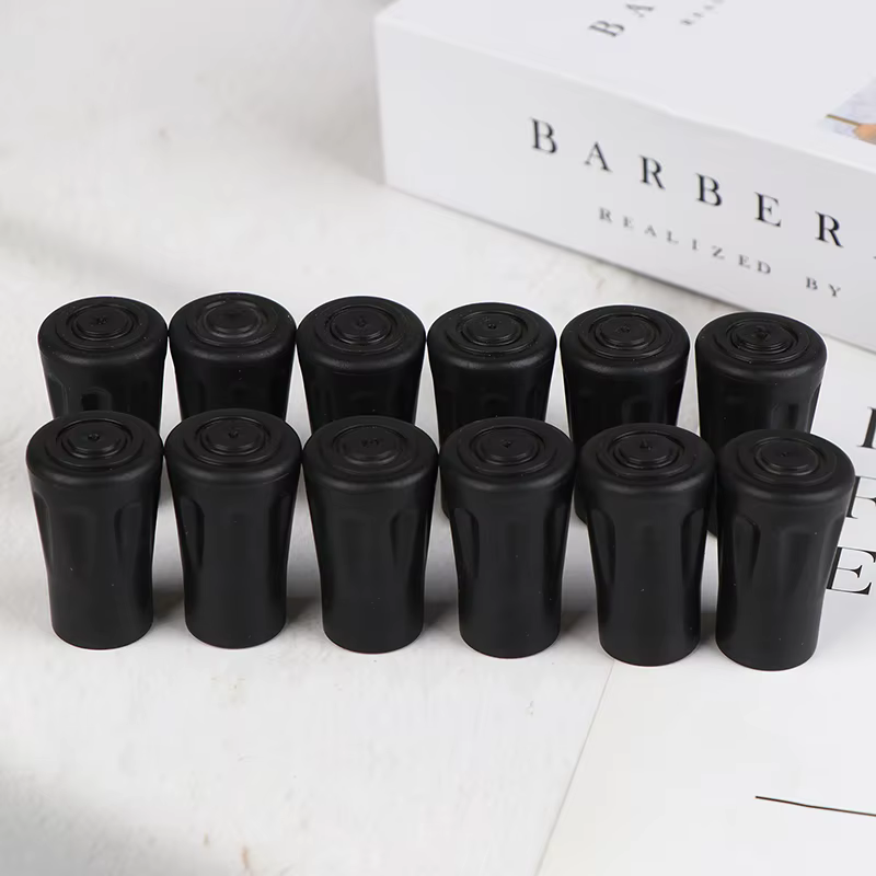 Six bâtons de randonnée antidérapants, capuchons de protection, coussinets en plastique pour couvre-pieds pour bas de bâtons d'escalade
