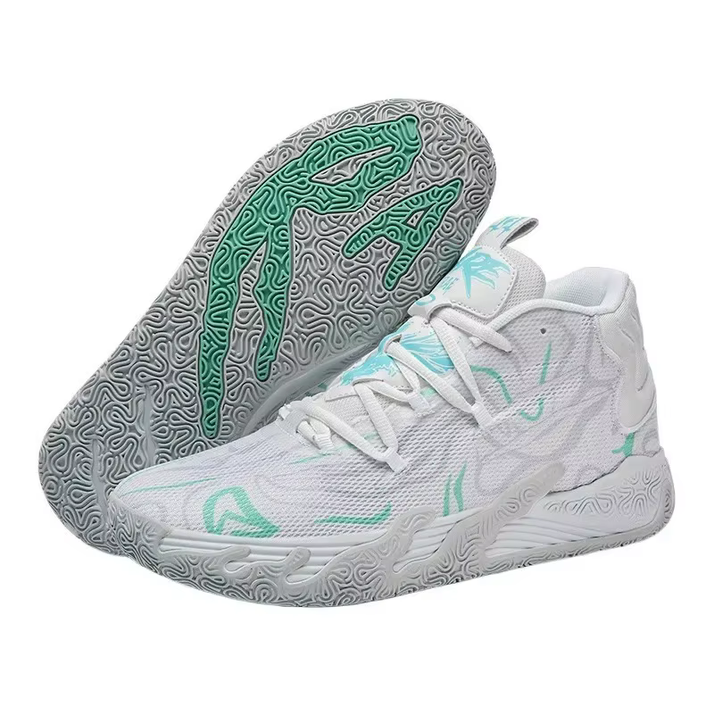 Chaussures de basketball montantes pour hommes, idéales pour la course et les activités sportives en extérieur sur terrain en ciment – Chaussures athlétiques pratiques