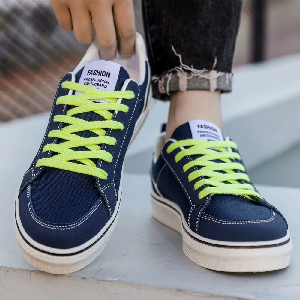 Nouvelles Chaussures en Toile pour Hommes 2026 – Baskets Décontractées Polyvalentes à Semelle Épaisse et Résistantes à l'Usure pour le Sport et le Travail – Tendance