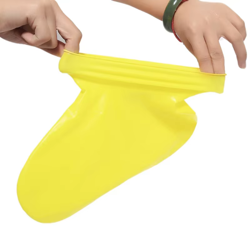 Couvre-chaussures imperméables en caoutchouc antidérapant