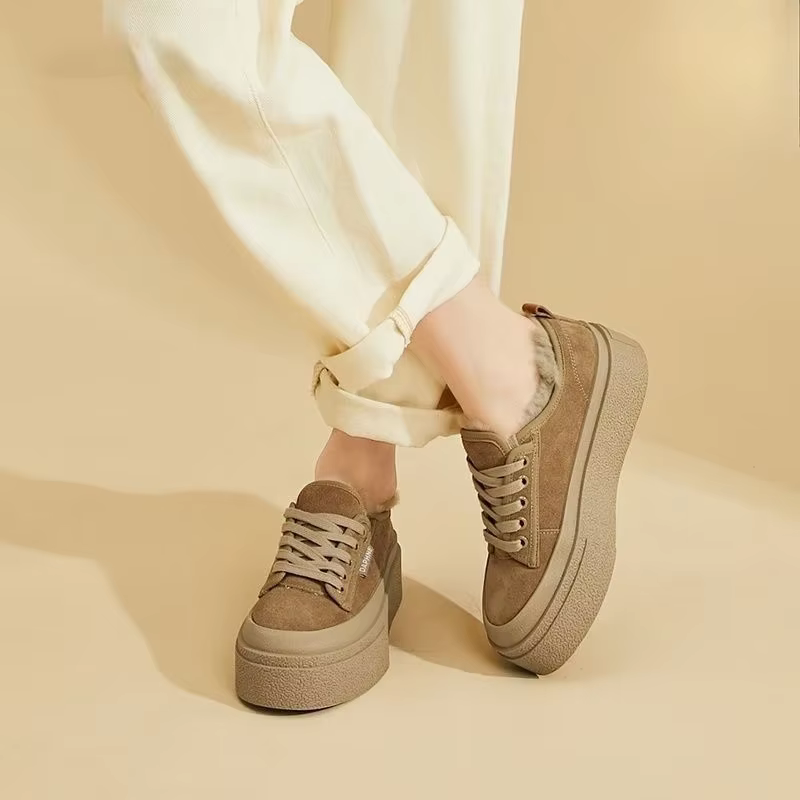 Plus plate-forme chaude épaisse nouvelle femme chaussures