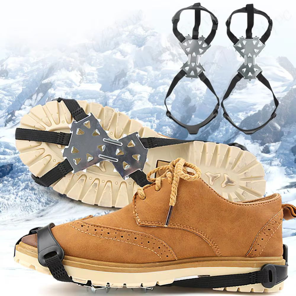 11 crampons à pointes pour bottes