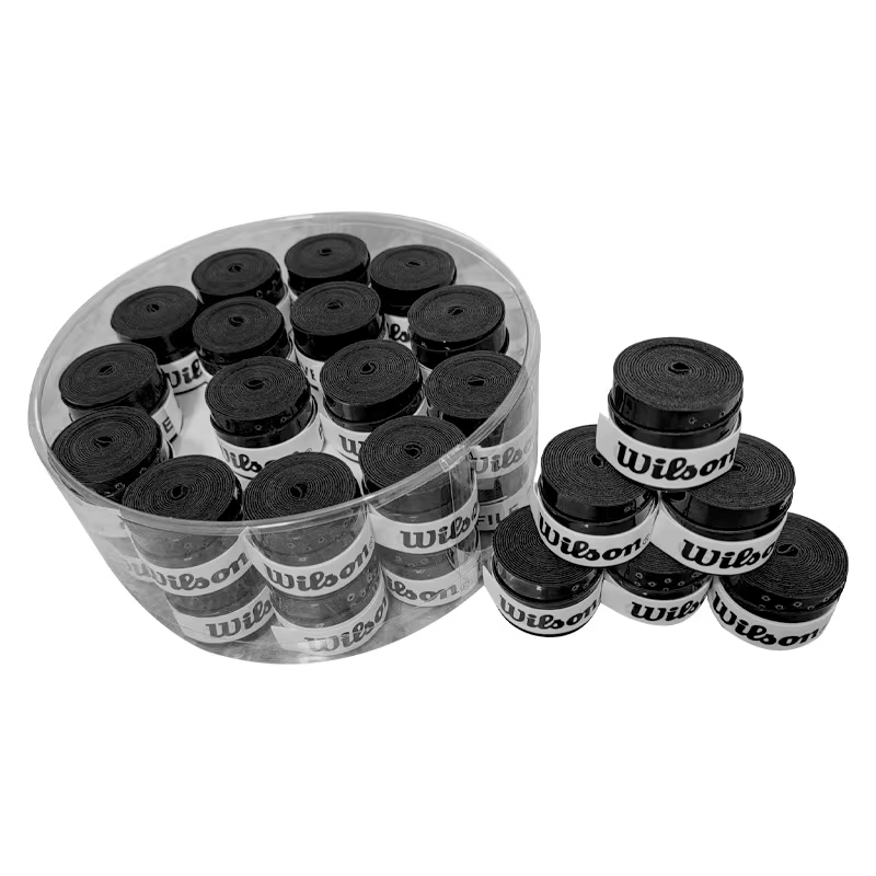 30 Pièces de surpoignées Wilson originales antidérapantes pour raquettes de tennis