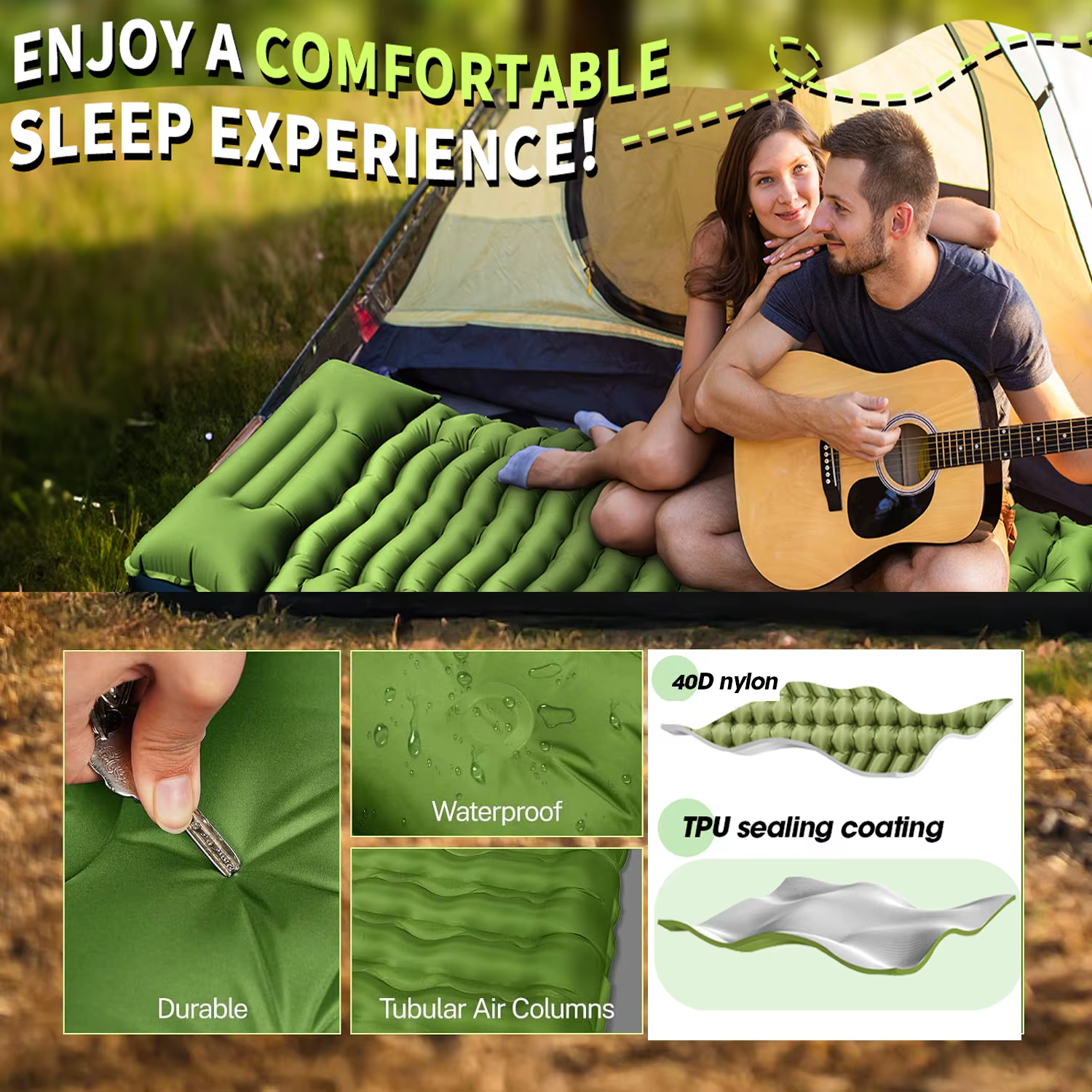 Matelas gonflable de Camping en plein Air