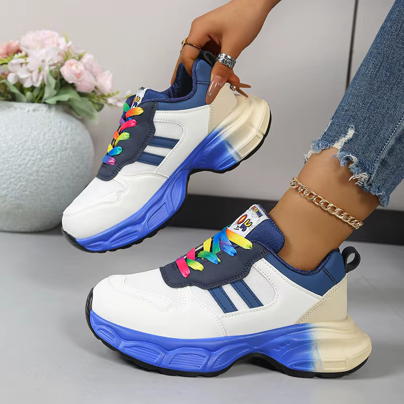 Nouvelles baskets plateforme respirantes pour femmes