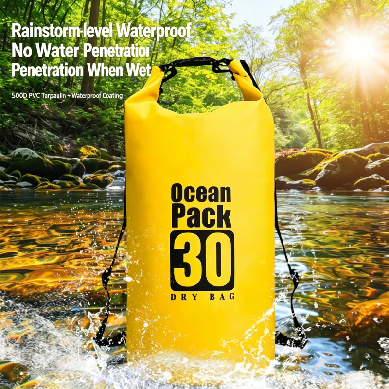 Sac de rangement étanche en PVC pour sports nautiques 5L/10L/20L/30L pour kayak