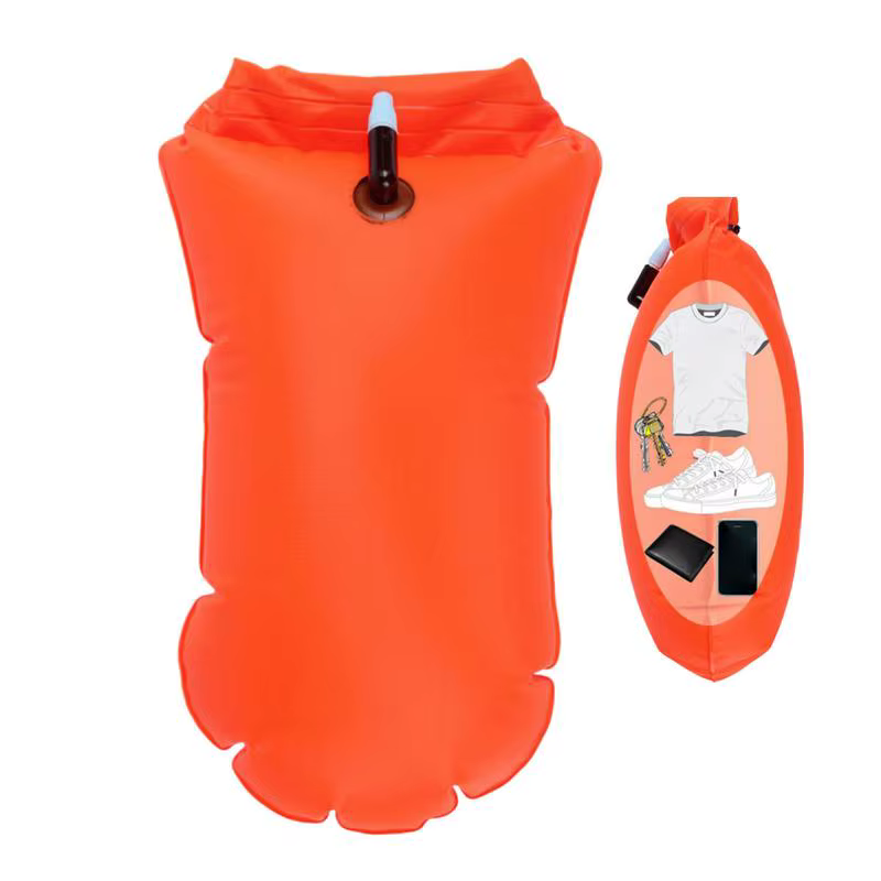 Seau de natation sac sec gonflable bouée