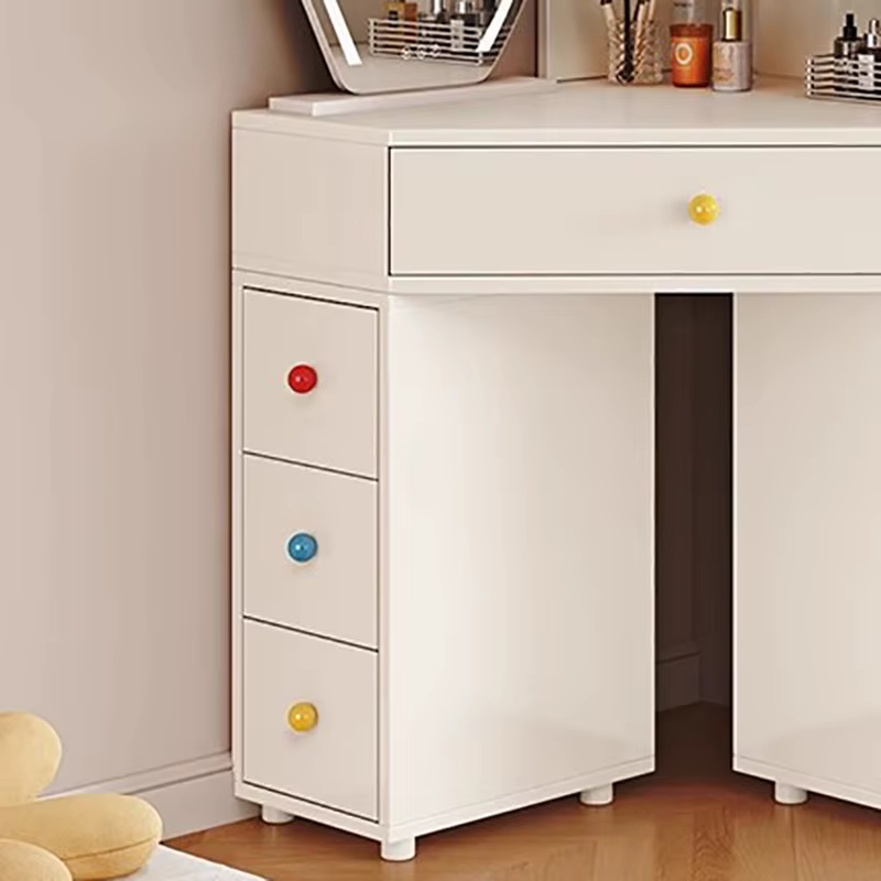 Haute Coiffeuse d'angle avec tiroir moderne français Unique Vanity Desk luxe esthétique Coiffeuse De Chambre meubles De Chambre