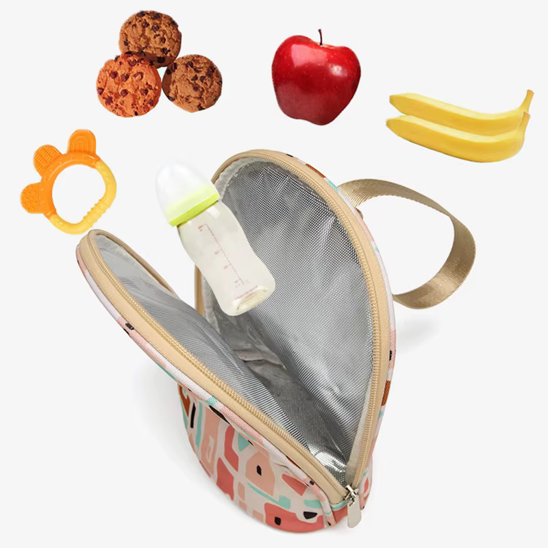 Sac isotherme pour lait maternel, Portable, léger et résistant à l'eau pour voyage avec fermeture éclair et pochette de rangement lavable en Machine