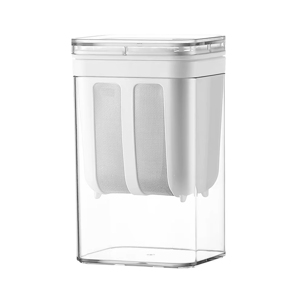 Passoire à yaourt 1100 ml multi yaourtière crépine avec sac à mailles fines et couvercle pour yaourt grec épais soja lait soupe café