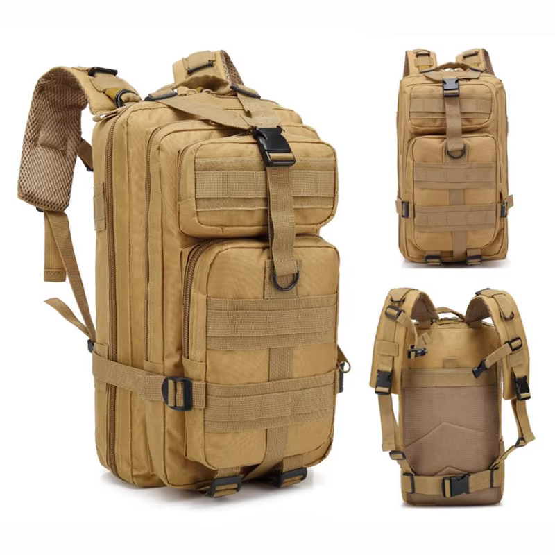 Sac à dos tactique 3P 20L-25L en nylon 1000D pour randonnée