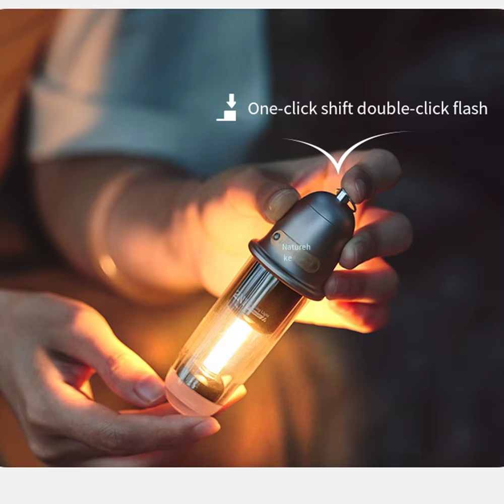 Naturehike extérieur Portable 2 en 1 Camping éclairage charge atmosphère veilleuse 900mAH lampe de poche étanche