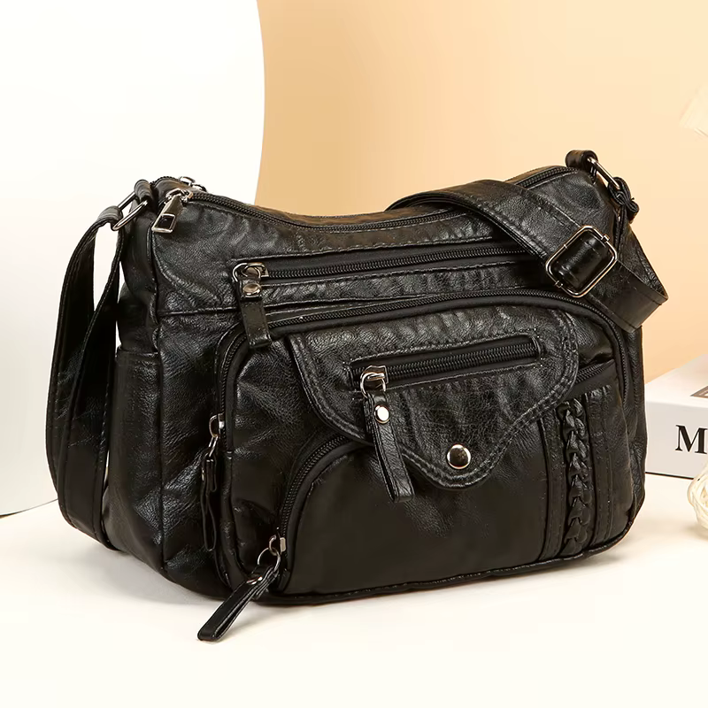 Sac à bandoulière en cuir pour femme