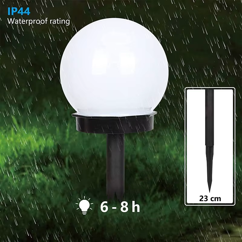 Lampes solaires pour sphère extérieure