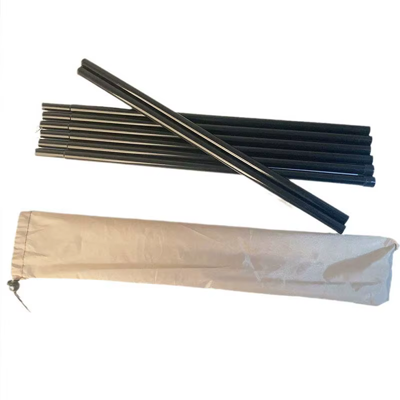 Poteaux de tente pour bâche, poids de roulement 150KG, accessoires de Camping réglables pour sac à dos, 16MM/19MM/25MM