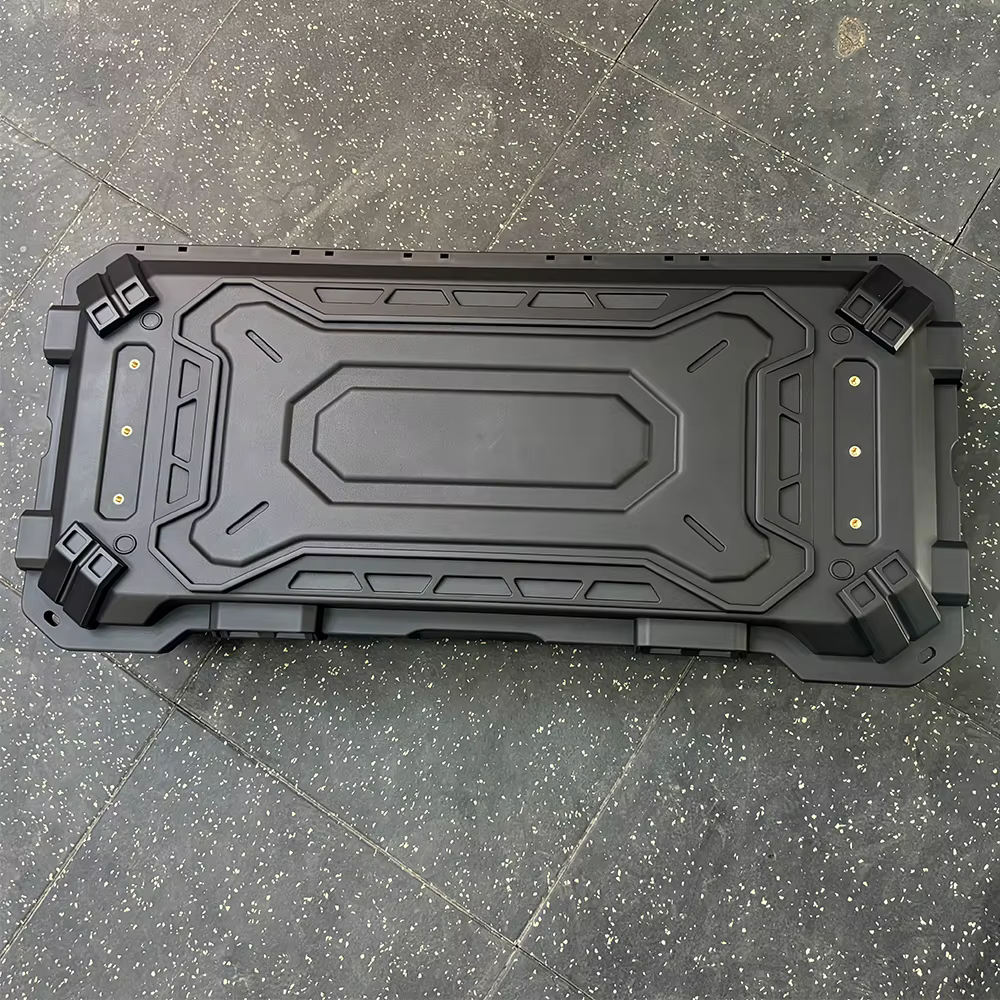 Boîte de tente de toit de voiture universelle noire 84L