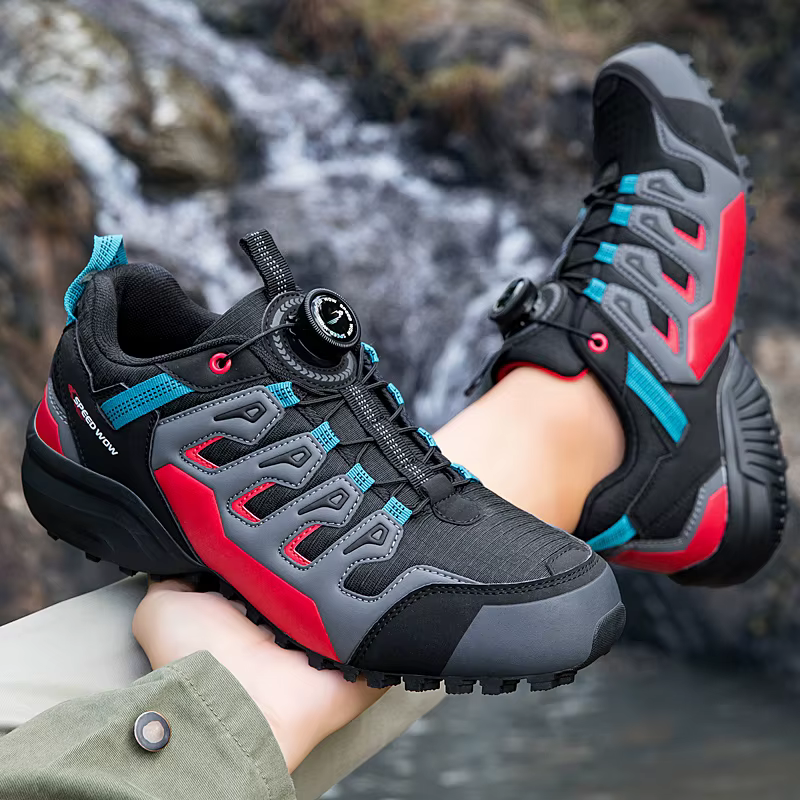 Chaussures de randonnée en daim et cuir pour hommes