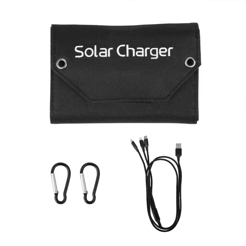 Panneau solaire pliable 60W 80W 100W 5V USB étanche portable avec sac de charge pour téléphone